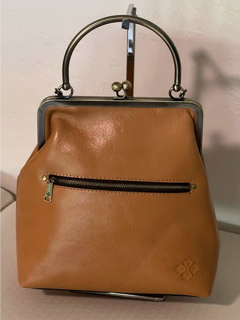 Patricia Nash Novelle Rose Tooled Leather Satchel - Cross Body - Picture 5 of 12